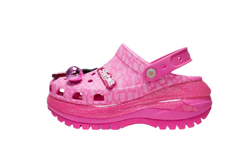 Crocs Classic Mega Crush Clog Barbie The Movie Electric Pink